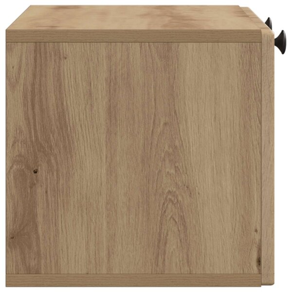 Fali TV szekrény Kézműves Tölgy 59,5 x 31 x 30 cm Szerelt Fa