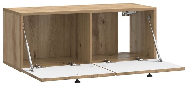 Fali TV szekrény Kézműves Tölgy 78,5 x 31 x 30 cm Szerelt Fa