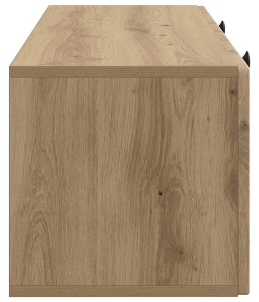 Fali TV szekrény Kézműves Tölgy 78,5 x 31 x 30 cm Szerelt Fa