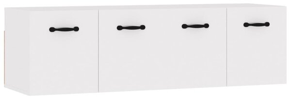 2 db fehér szerelt fa faliszekrény 80 x 35 x 36,5 cm
