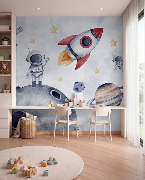 Fotótapéta Űrhajósok az űrben, Fotótapéta űr, w01461 : Uwalls.hu