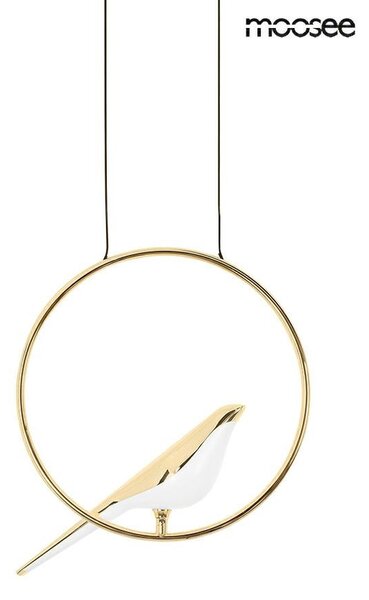 MOOSEE BIRD Arany-Fehér LED Függőlámpa