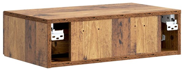 Fali oldaltábla Antik Fa 59 x 34,5 x 17 cm Szerelt Fa