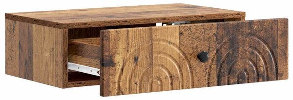 Fali oldaltábla Antik Fa 59 x 34,5 x 17 cm Szerelt Fa