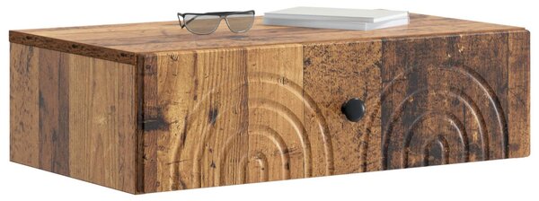 Fali oldaltábla Antik Fa 59 x 34,5 x 17 cm Szerelt Fa