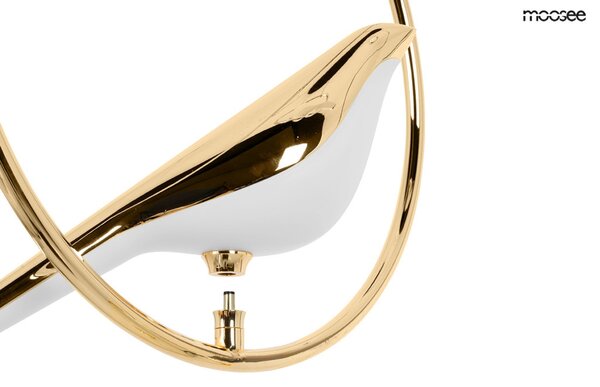 MOOSEE BIRD Arany-Fehér LED Függőlámpa