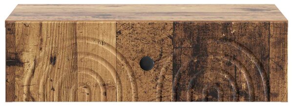Fali oldaltábla Antik Fa 59 x 34,5 x 17 cm Szerelt Fa