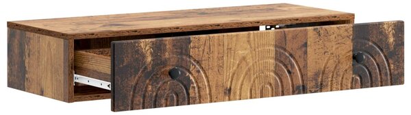 Fali oldaltábla Antik Fa 87,5 x 34,5 x 17 cm Szerelt Fa