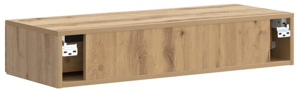 Fali oldaltábla Kézműves Tölgy 87,5 x 34,5 x 17 cm Szerelt Fa