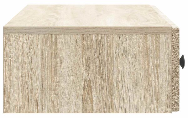 Fali oldaltábla Sonoma Tölgy 87,5 x 34,5 x 17 cm Szerelt Fa