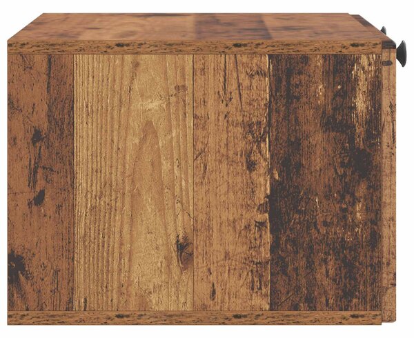 Fali TV szekrény Antik Fa 59,5 x 41 x 30 cm Szerelt Fa