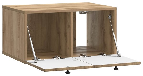 Fali TV szekrény Kézműves Tölgy 59,5 x 41 x 30 cm Szerelt Fa