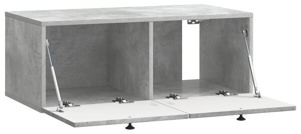 Fali TV szekrény Betonszürke 78,5 x 41 x 30 cm Szerelt Fa