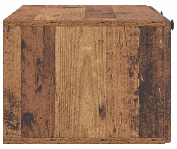 Fali TV szekrény Antik Fa 78,5 x 41 x 30 cm Szerelt Fa