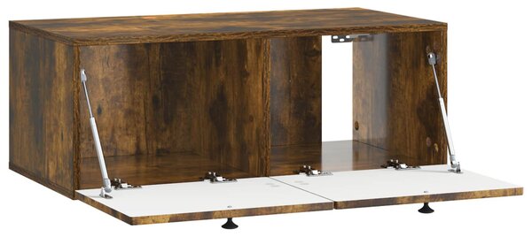 Fali TV szekrény Füstös Tölgy 78,5 x 41 x 30 cm Szerelt Fa