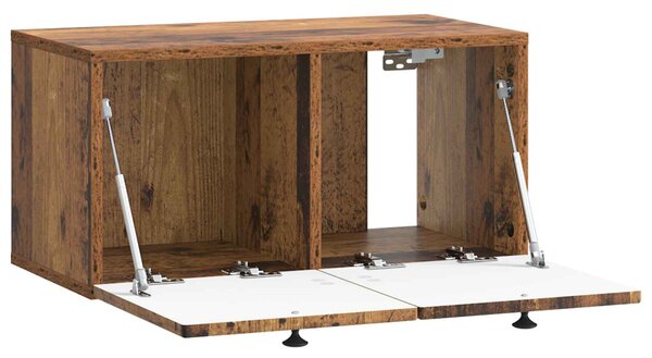 Fali TV szekrény Antik Fa 59,5 x 31 x 30 cm Szerelt Fa