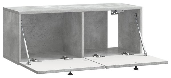 Fali TV szekrény Betonszürke 78,5 x 31 x 30 cm Szerelt Fa