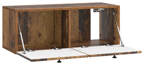 Fali TV szekrény Antik Fa 78,5 x 31 x 30 cm Szerelt Fa