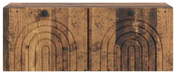 Fali TV szekrény Antik Fa 78,5 x 31 x 30 cm Szerelt Fa