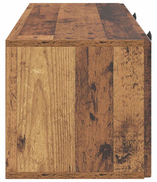 Fali TV szekrény Antik Fa 78,5 x 31 x 30 cm Szerelt Fa