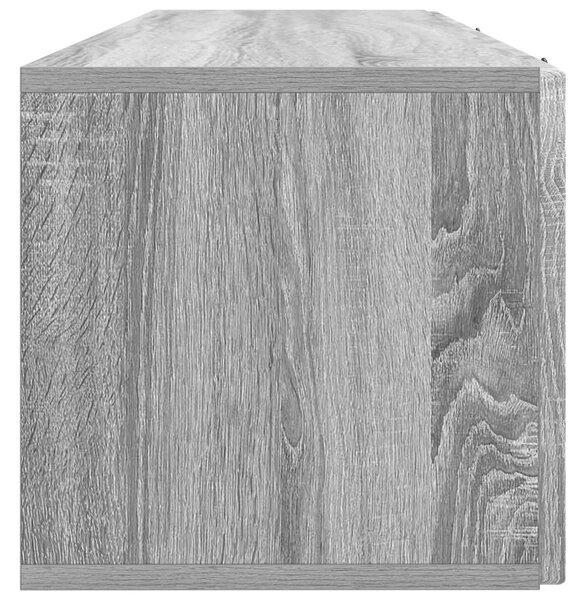 Fali TV szekrény Szürke Sonoma 98 x 31 x 30 cm Szerelt Fa