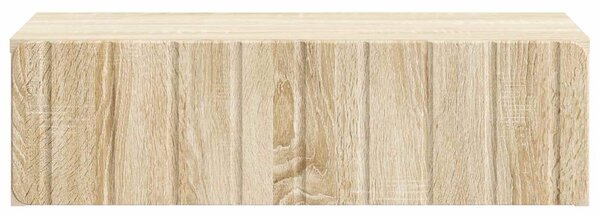 Fali oldaltábla Sonoma Tölgy 59 x 34,5 x 17 cm Szerelt Fa
