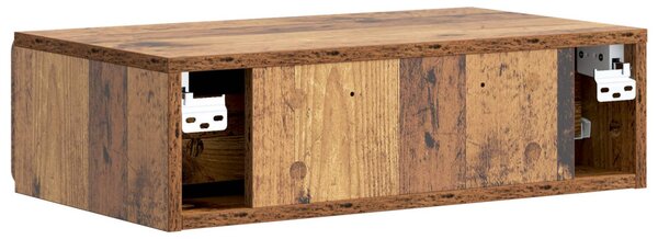 Fali oldaltábla Antik Fa 59 x 34,5 x 17 cm Szerelt Fa