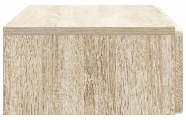 Fali oldaltábla Sonoma Tölgy 87,5 x 34,5 x 17 cm Szerelt Fa