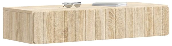 Fali oldaltábla Sonoma Tölgy 87,5 x 34,5 x 17 cm Szerelt Fa