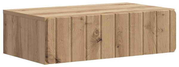 Fali oldaltábla Kézműves Tölgy 59 x 34,5 x 17 cm Szerelt Fa