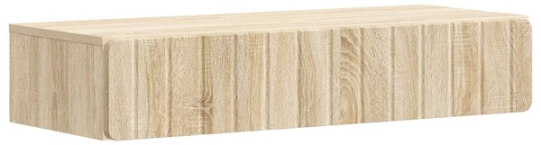 Fali oldaltábla Sonoma Tölgy 87,5 x 34,5 x 17 cm Szerelt Fa