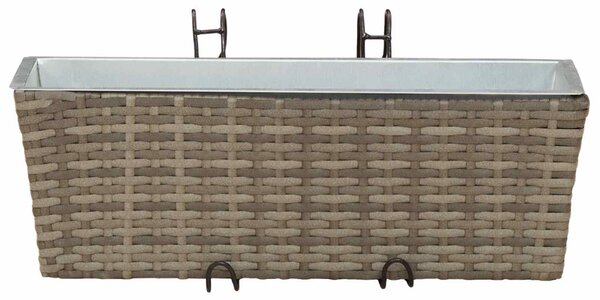 Erkély 2 db 50 x 17 x 17 cm Fém