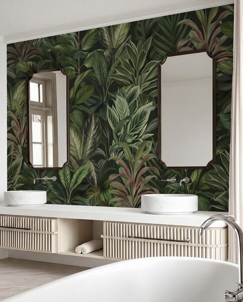 Fotótapéta Sűrű zöld trópusi lombozat, Természet fotótapéta, w02126 : Uwalls.hu