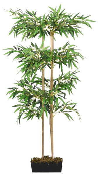Zöld mű bambuszfa 380 levéllel 80 cm