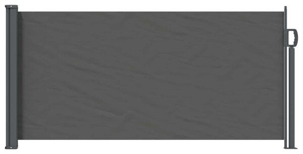 Húzható oldalsó napernyő Antracitszürke 300 x 100 cm Poliészter