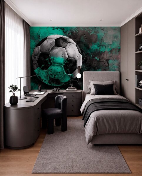 Fotótapéta Futball labda, Fotótapéta tini szoba, Fotótapéta tini szoba futball, w08618 : Uwalls.hu