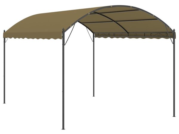 Tópszínű pavilon 4 x 3 x 2,6 m 180 g/m²