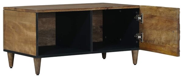 Dohányzóasztal Barna 80 x 50 x 40 cm Tömör Mangófát