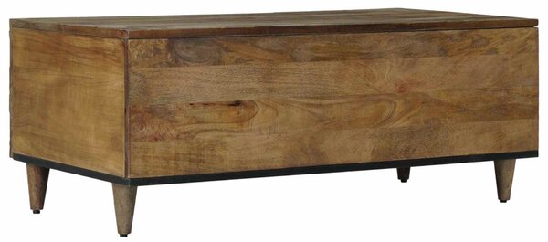 Dohányzóasztal Barna 100 x 54 x 40 cm Tömör Mangófát