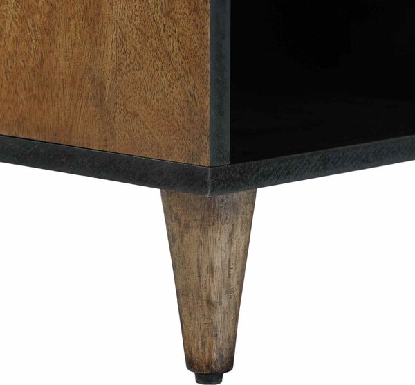 TV szekrény fiókkal Barna 100 x 33,5 x 46 cm Tömör Mangófát