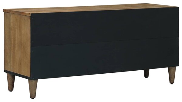 TV szekrény fiókkal Barna 100 x 33,5 x 46 cm Tömör Mangófát