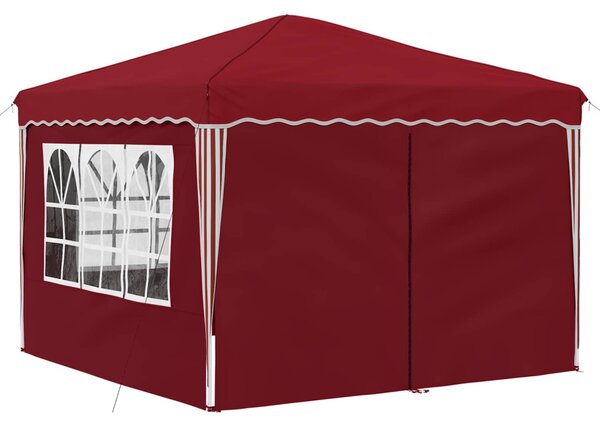 Parti sátor 288 x 288 x 245 cm Burgundi Oxford Szövet