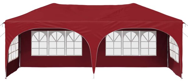 Parti sátor 575 x 288 x 245 cm Burgundi Oxford Szövet