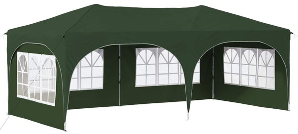 Parti sátor 574 x 289 x 245 cm Zöld Oxford Szövet