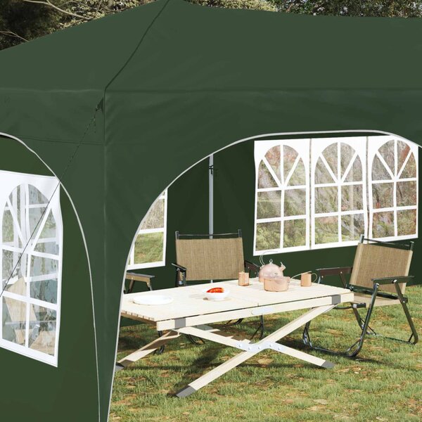 Parti sátor 574 x 289 x 245 cm Zöld Oxford Szövet