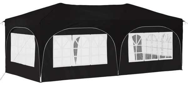 Parti sátor 575 x 288 x 245 cm Fekete Oxford Szövet