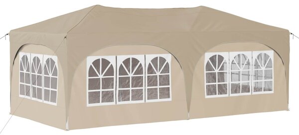 Parti sátor 575 x 288 x 245 cm Krémszínű Oxford Szövet