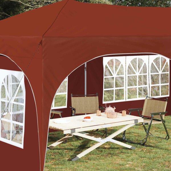 Parti sátor 575 x 288 x 245 cm Terrakotta Oxford Szövet