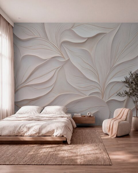 Fotótapéta Finom lombozat a bazrelief stílusában, Természet fotótapéta, w03520 : Uwalls.hu