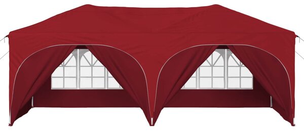 Parti sátor 575 x 288 x 245 cm Burgundi Oxford Szövet